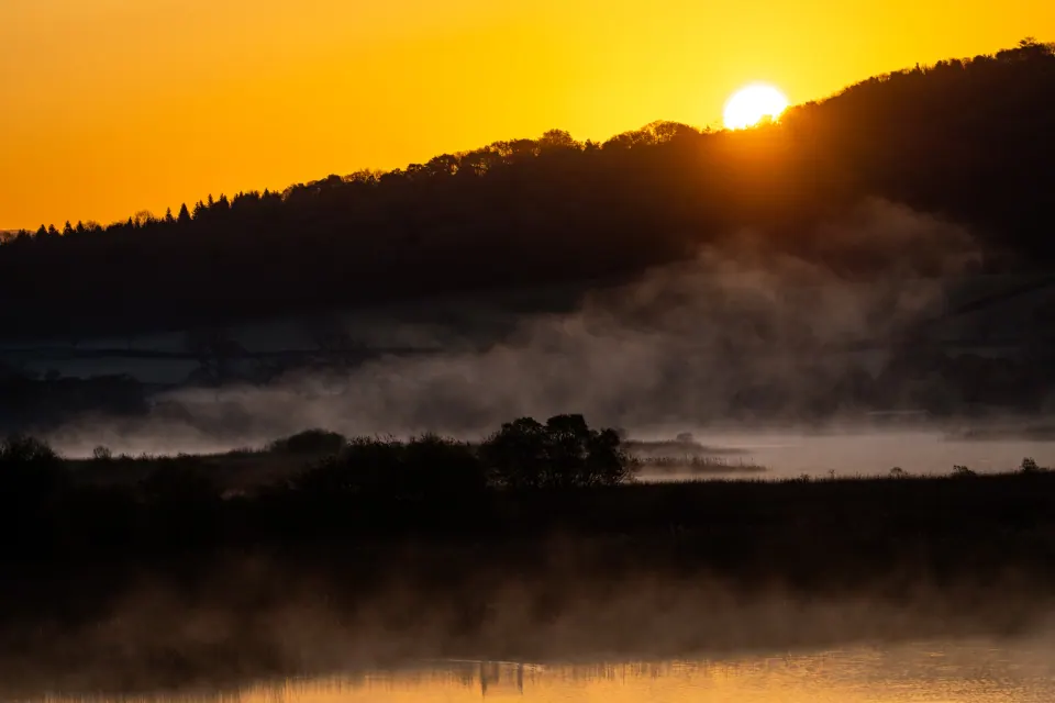 Solen över landskapet