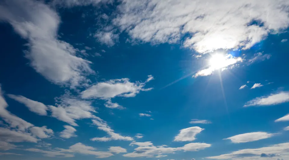 Solen över landskapet
